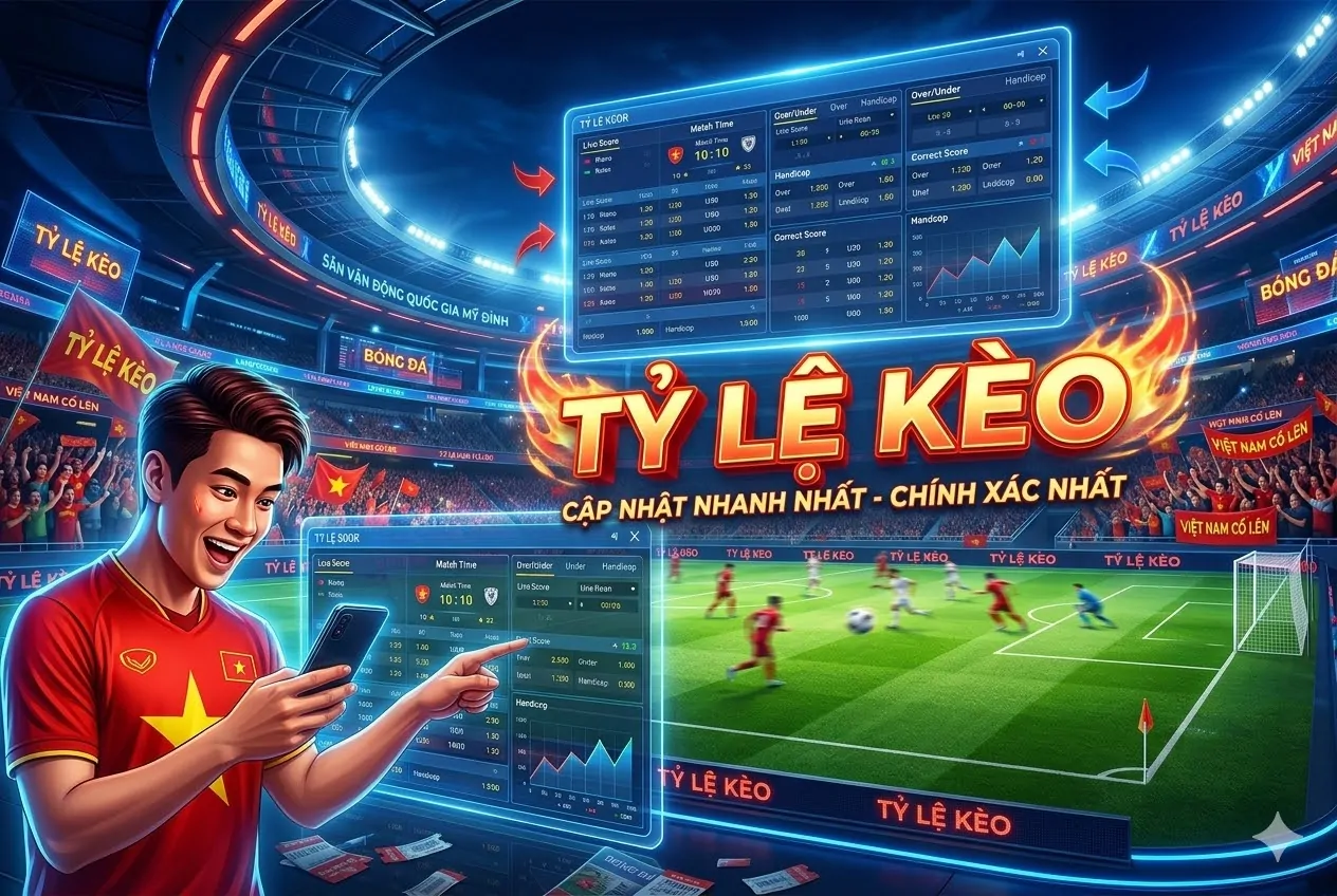 Cập nhật Tỷ Lệ Kèo nhanh nhất, chính xác nhất